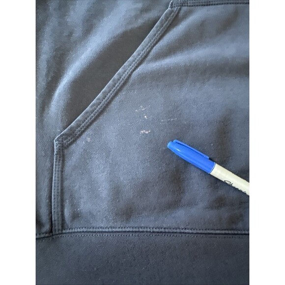 Carhartt Pullover Hoodie Mid Weight Loose Fit Graphic Sleeve 2x Tall K288 Blue - Picture 5 of 12